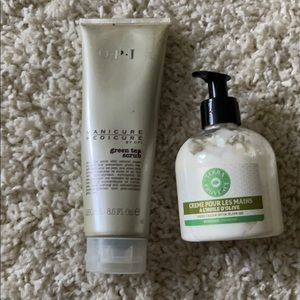 Hand cream and scrub bundle